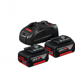 BOSCH	GAL1880CV+2X18V5AH	5 AH 2 AKÜ 1 ŞARJ SET